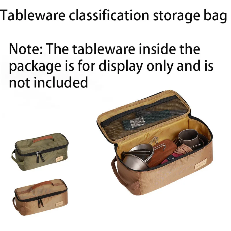 

Outdoor Classification Storage Bag Stove Head Gas Cylinder Storage Miscellaneous Bag Handheld Sorting Bags Camping Tableware Bag