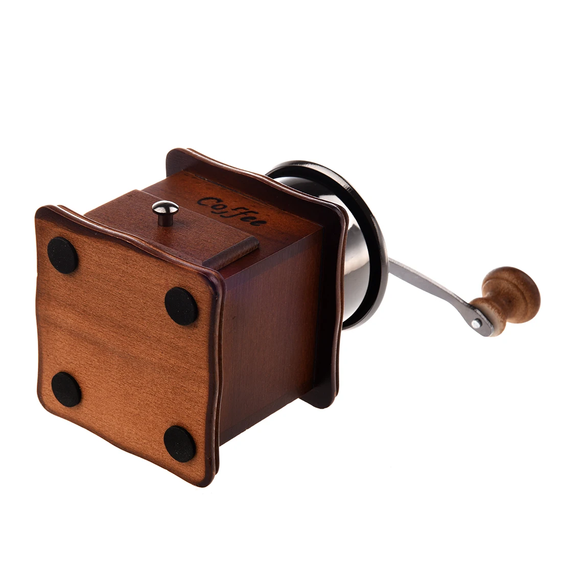 

L68AManual coffee grinder Wood / metal hand mill Spice mill (wood color)