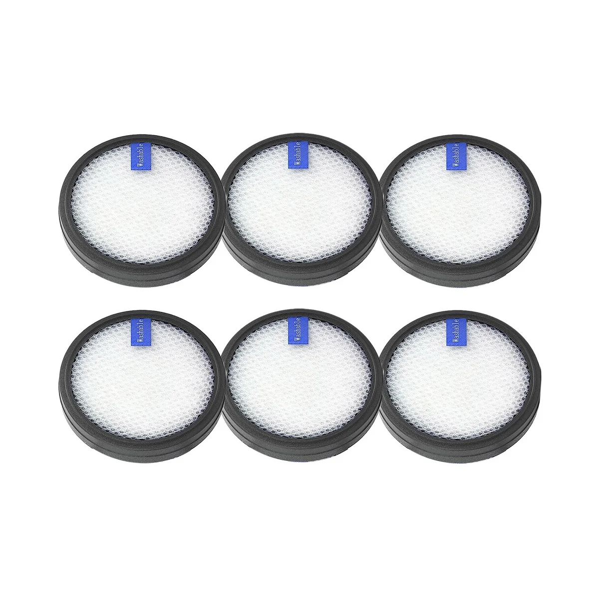 6 шт., сменные фильтры для пылесоса PRETTYCARE W200 W300 W400