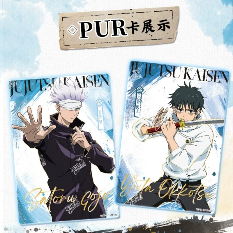 Genuine Kayou Jujutsu Kaisen Cards Tokyo Jujutsu High Series Sorcerer Collectible Cards Satoru Gojo themed cards toys and gifts