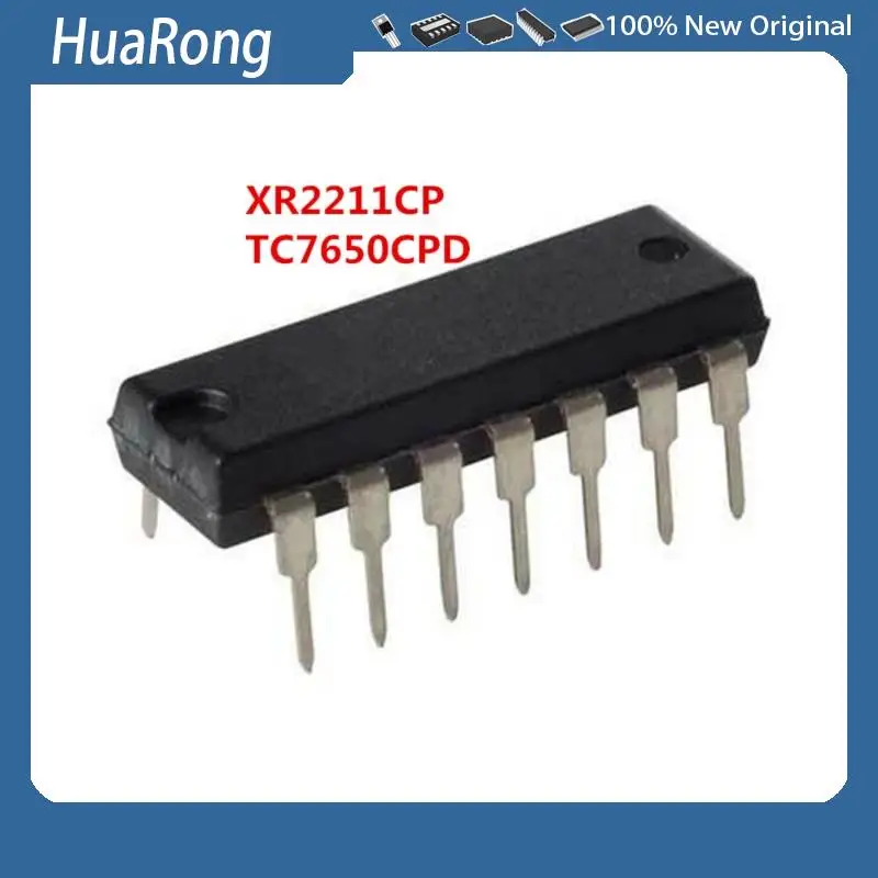 10PCS/LOT   XR2211CP  XR2211  2211CP   TC7650CPD  TC7650   DIP14