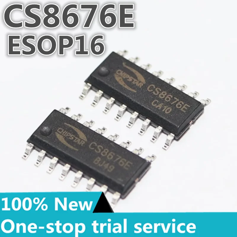 5-100PCS %New CS8676E CS8676 patch ESOP16 audio power amplifier power management IC chip