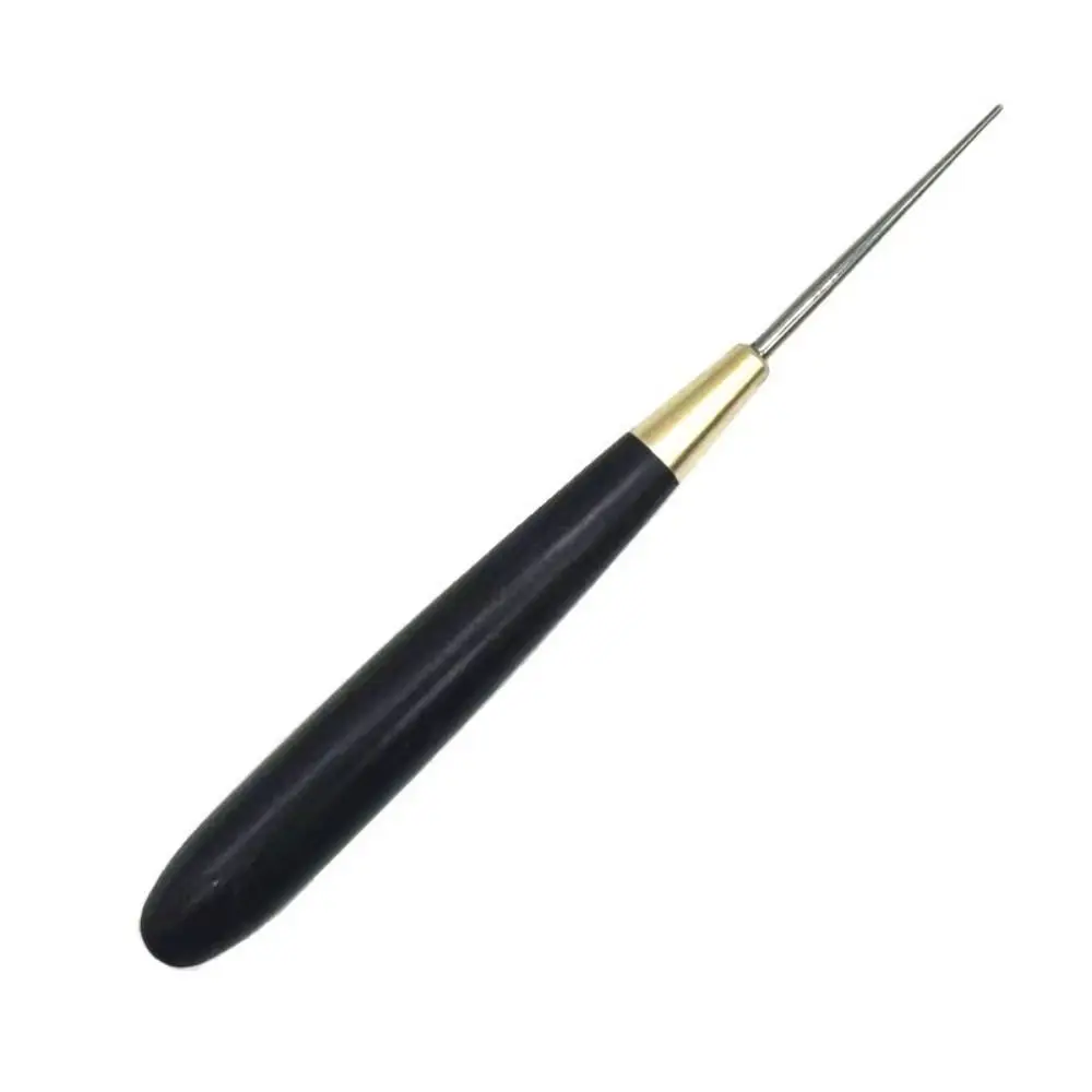 Tapered Steel Shaft Tennis Racket Bag Ultra Fine Tip Polished Finish Racket Sports Bag Gold Tone Ferrule Wood Handle