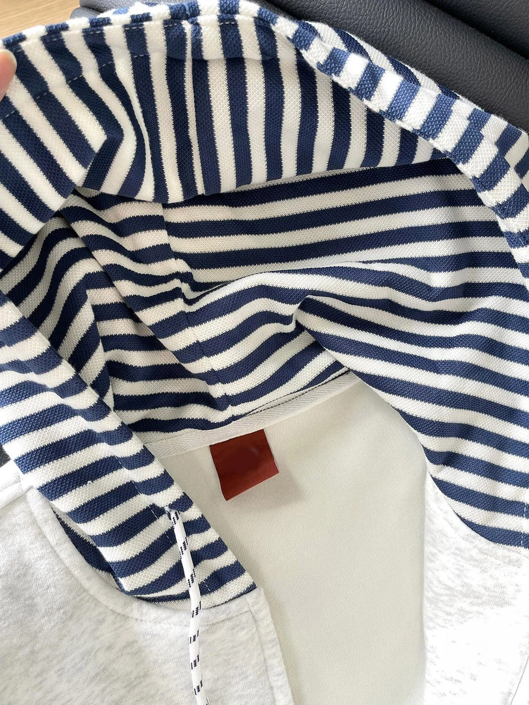 Sweat-shirt à capuche rayé pour hommes et femmes, rétro américain, patchwork, ample, polyvalent, fermeture éclair, Cardigan, veste à manches longues, automne hiver