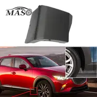 Guardabarros delantero inferior para coche, cubierta de Panel embellecedor de moldura, 2 clips izquierdo/derecho para Mazda CX-3 2016 2017 2018 2019 2020 2021, imprimación ABS negro