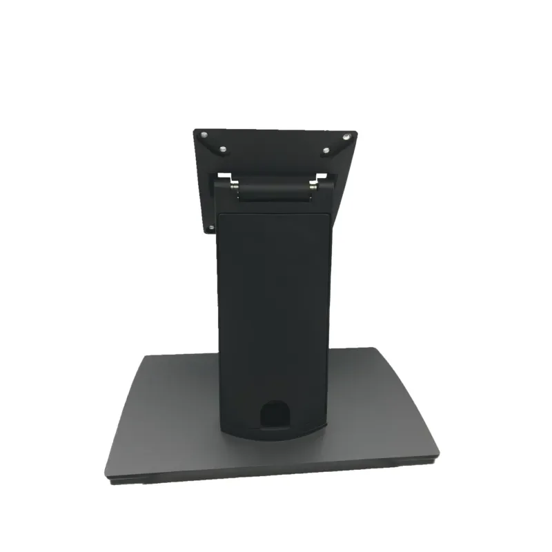 WEDLEYTEC S11 Aluminium Alloy Black Foldable Display POS Terminal Table Mount Stand Private Mold Made in China Origin
