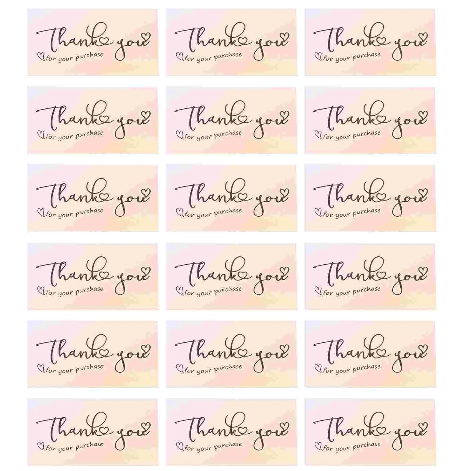 

Postcards Shopping Thank You for Small Business with Envelope Coated Paper Packaging Supplies