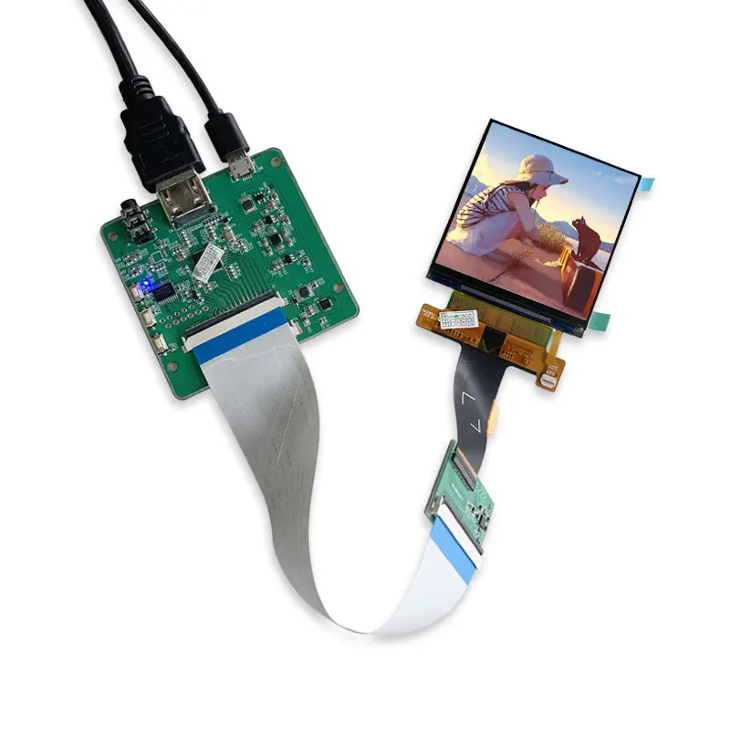

2.9 Inch LCD Display 2160X2160 High Resolution 90HZ MIPI Driver Board For HMD VR AR Screen LS029B3SX06 Panel Wisecoco
