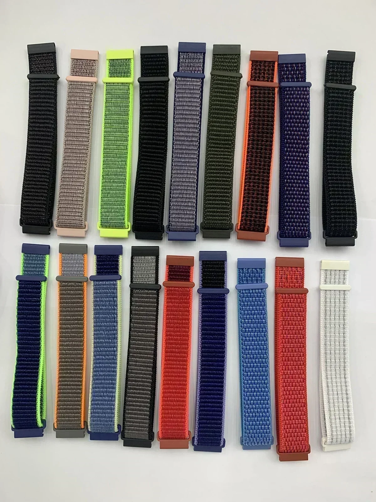 20mm Universelles Kinder-Smartwatch-Armband Nylon-Schlaufenband Verstellbares Ersatz-Armband Komfortable Kinder-Uhrenarmbänder – Detail 21