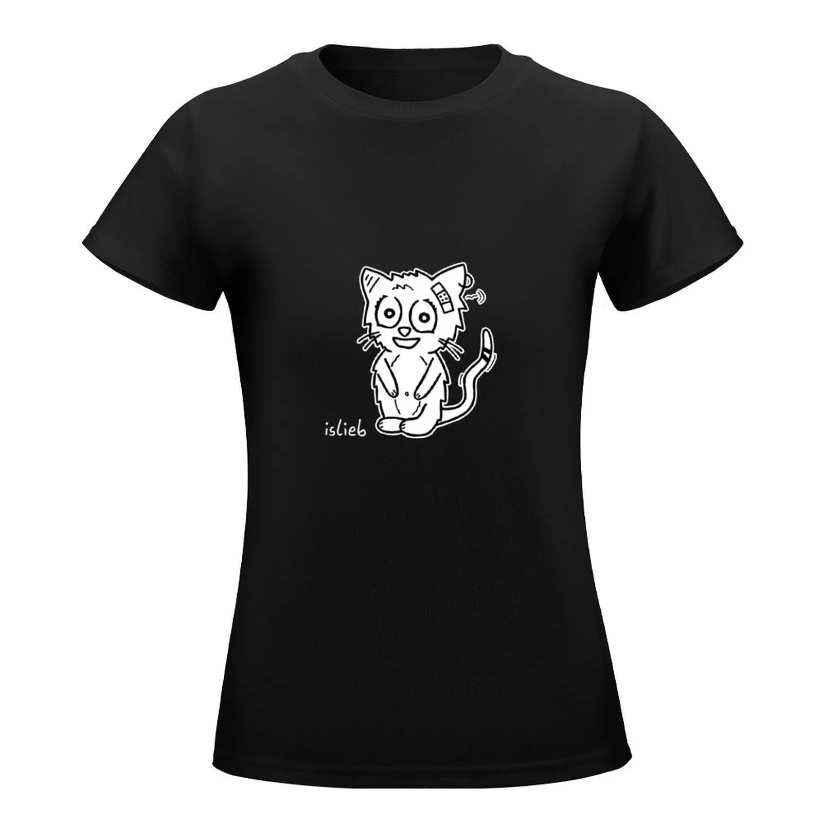 Puss! T-Shirt ästhetische Kleidung Tops weibliche Kleidung T-Shirt für Frauen