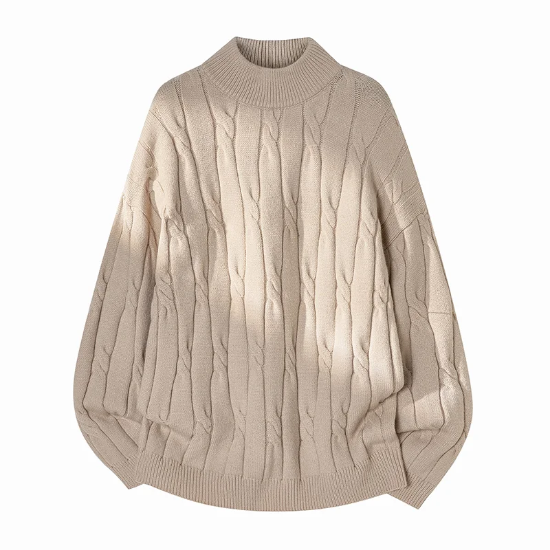 

Loose Fit round Ne Knitwear Long Sve ex Winter Sweater Faionable Simple Design Men's Women's Casual Wear