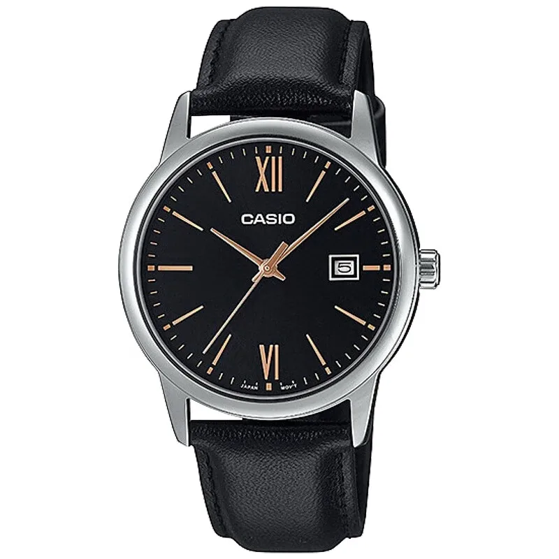 ساعة كاسيو للرجال مقاومة للماء، ساعة كوارتز عصرية للأعمال، ساعة تناظرية بسيطة للرجال