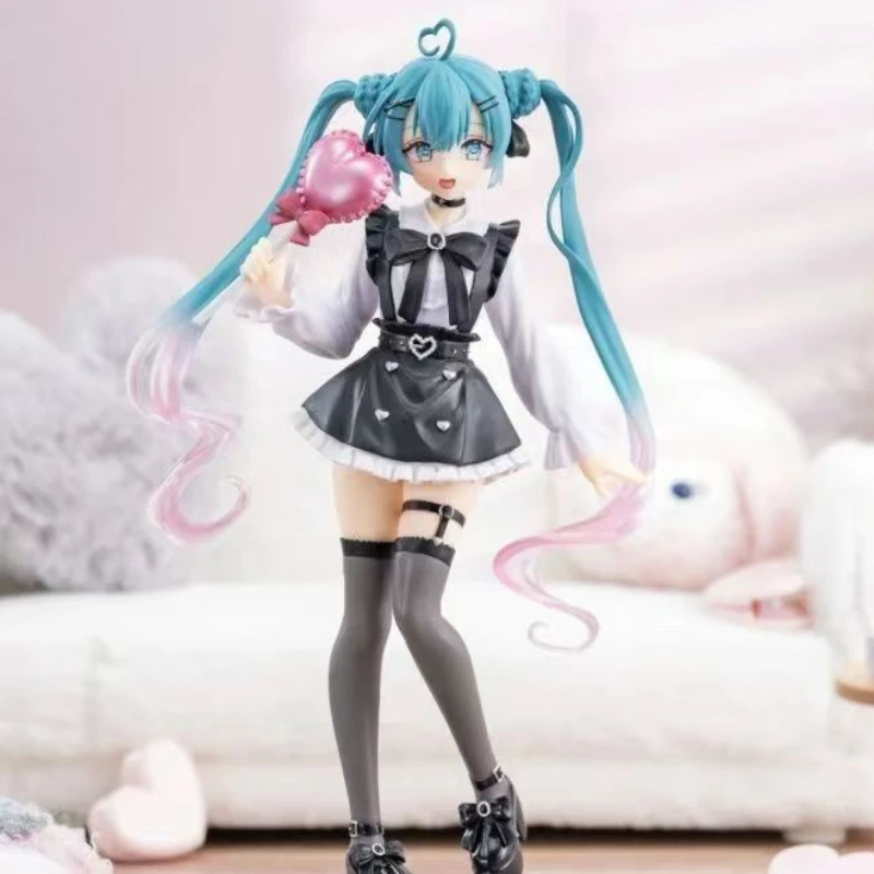 Japanese Anime Movies Around Hatsune Miku Lollipop Maid Hand-made Model Desktop Ornaments Children's Toys Birthday Gifts.