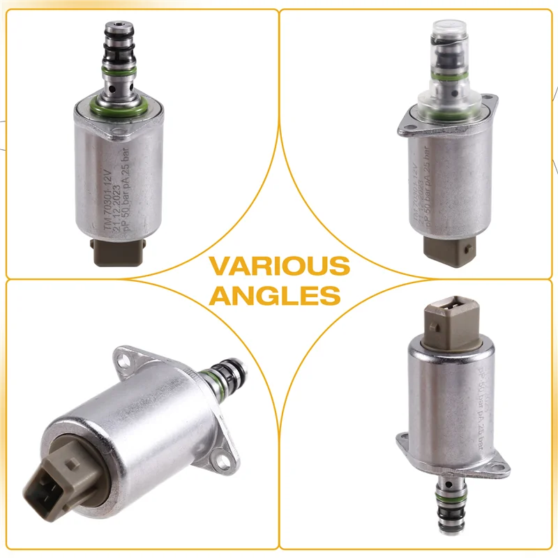 

AB61-12V TM70301 Hydraulic Pump Proportional Solenoid Valve Excavator Crane Pilot Valve Accessories