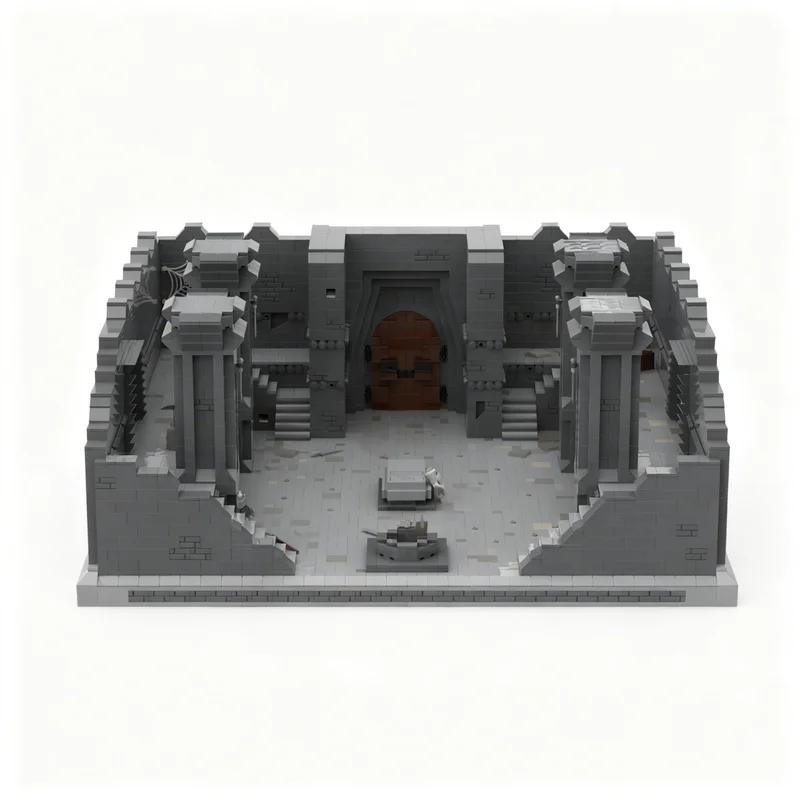5299pcs MOC Hobbit Lord Rings The Balin S Tomb Model Building Blocks Architecture Toys Christmas Gift Kids Brick Education Idea