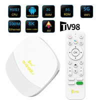 TV98 ATV Max Android 14 TV Box Allwinner H313 2GB 8GB Wifi 6 BT 8K 4K AV1 Full HD Smart Media Player Voice control Set Top Box