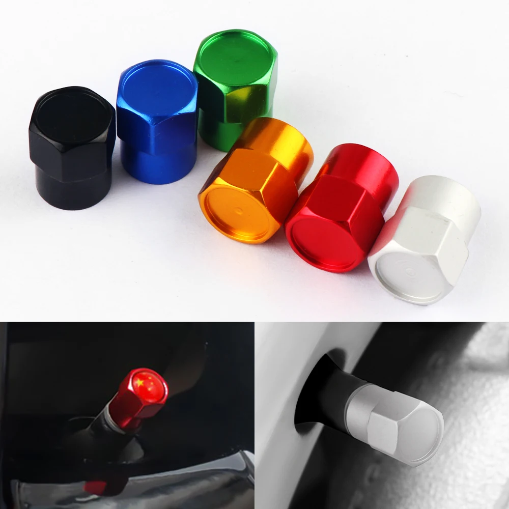 

4 шт., автомобильный спортивный Стайлинг, колпачки для клапанов шин, чехлы для штока шин, украшения для