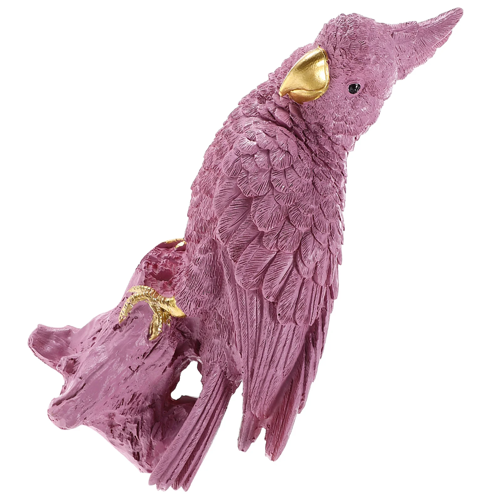 

Parrot Decoration Resin Craft Small Portable Indoor Outdoor Cabinet Tabletop Decorative Artificial Bird Decoration