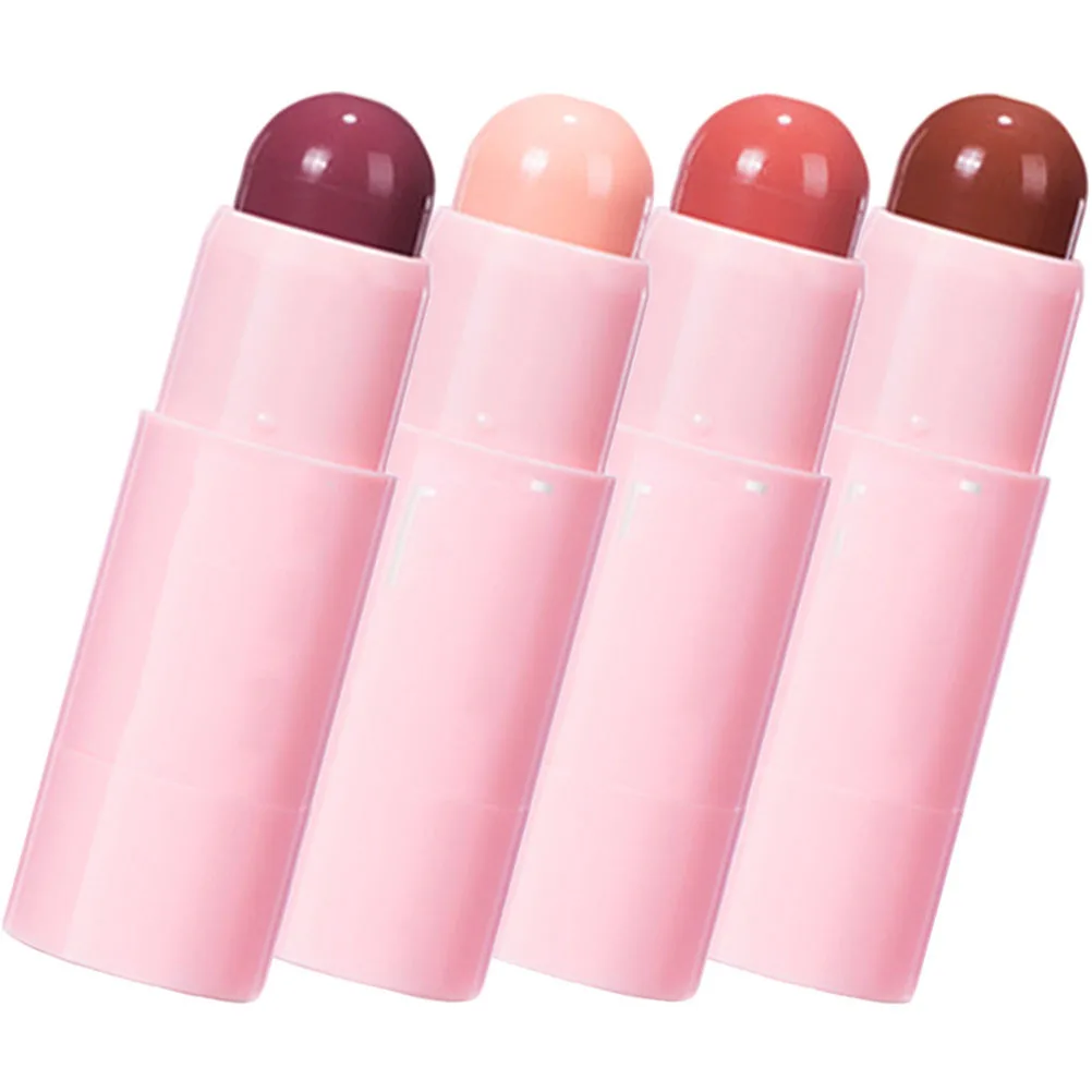 4-delige lippenbalsemset Matte lippenstift Kleur Lichtgewicht gevoel voor alle huidtinten Matte lippenstift Lip Plumper Gloss
