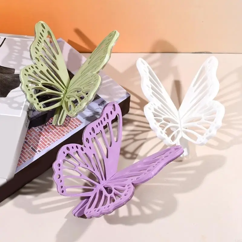 Y08C Sturdy Silicone Ornament Mold For Unique Butterfly Insect Creations