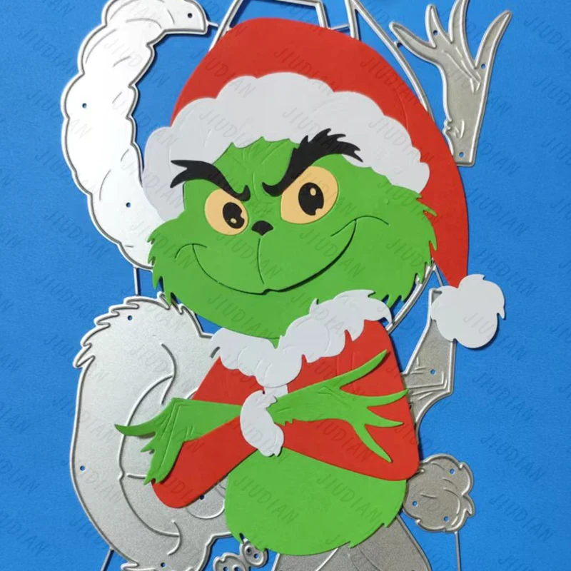 

New Monster Christmas Metal Cutting Dies Scrapbooking For DIY Greeting Card Reliefs Craft Stamps Photo Album Embossing Dies
