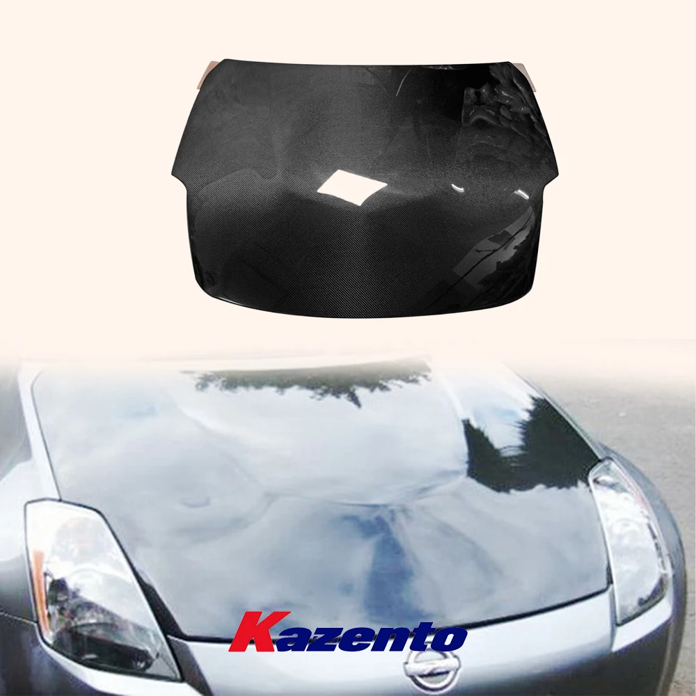 

Для Nissan 350Z 2006-2008 OE СТИЛЬ УГЛЕРОДНЫЙ передний бампер капота комплекты кузова капота