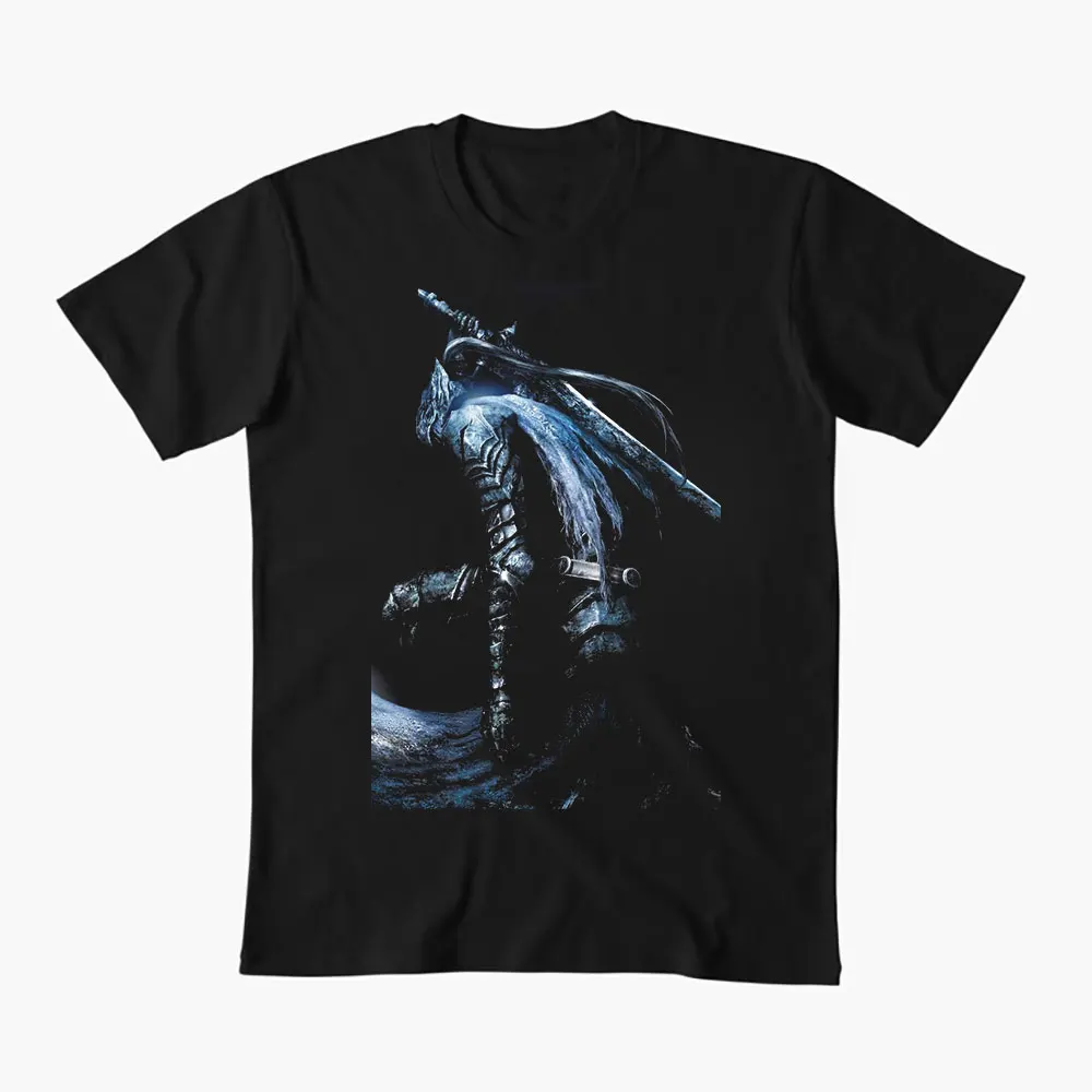 

Knight Artorias of the Abyss Gift T-shirt 0604 Dark Souls Graphic clothes Retro Wolf Knight Tee US size Tops S-6XL