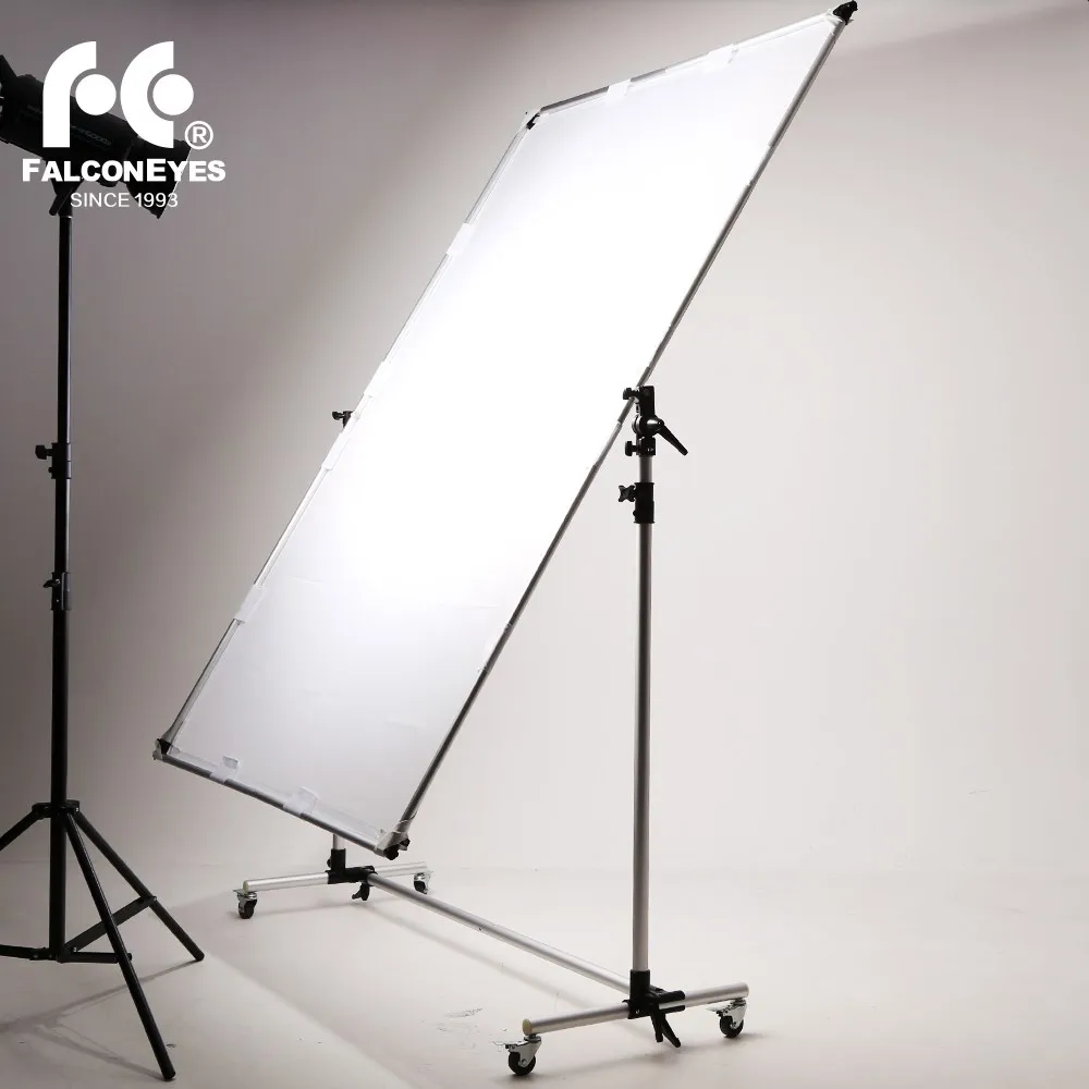 Falcon Eyes Pro Studio Solutions Adjustable Direction 150 x 200cm Sun Scrim Collapsible Frame Diffuse Reflector Kit with Pulley