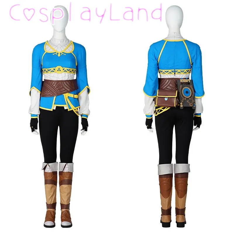 Breath Of The Wild Cosplay Costume Princess Outfit Adult Women Performance Clothes With Accessories Halloween Carnival Props