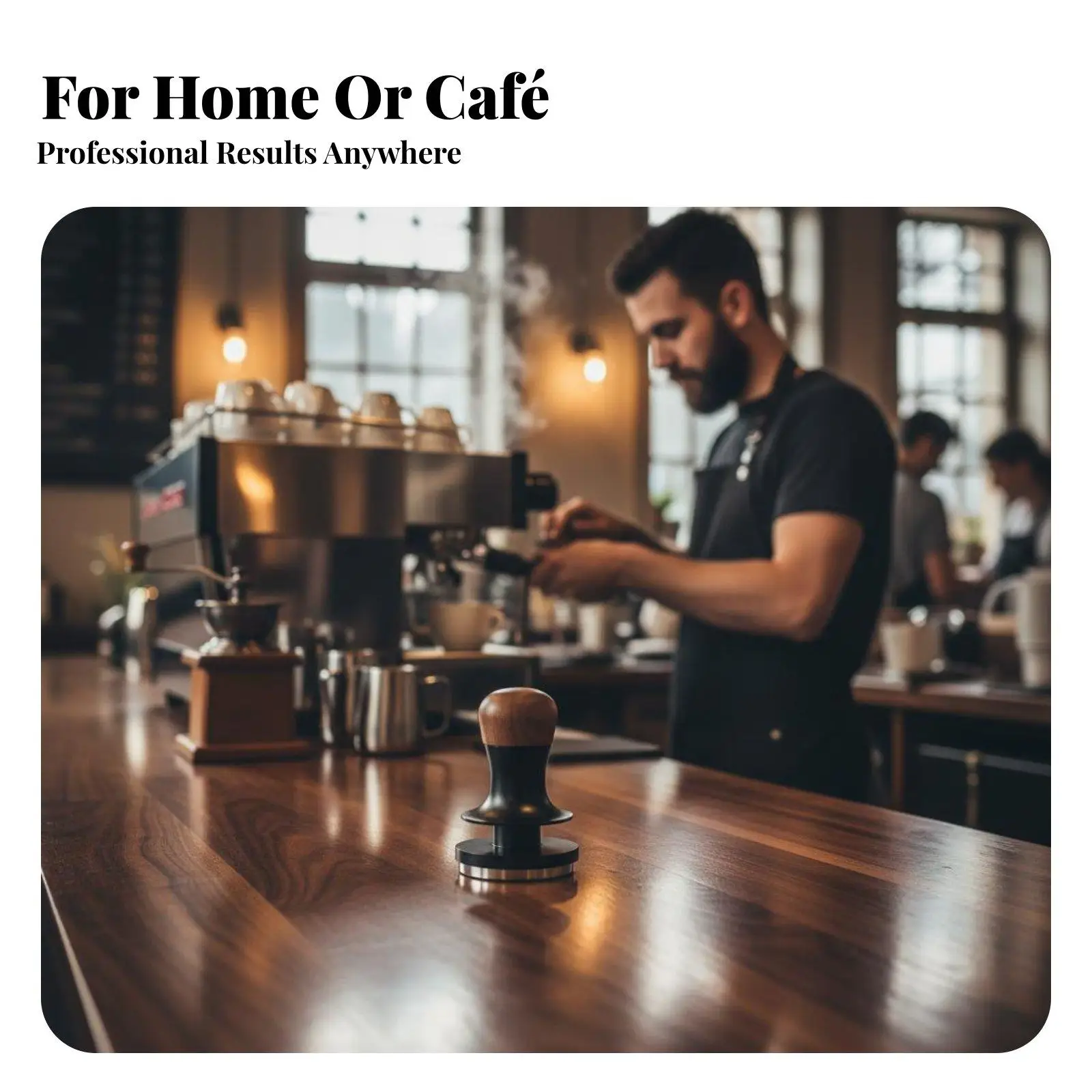 Constant Pressure Coffee Tamper Audible Feedback Leveling Spring for Balanced Espresso Extraction Tool