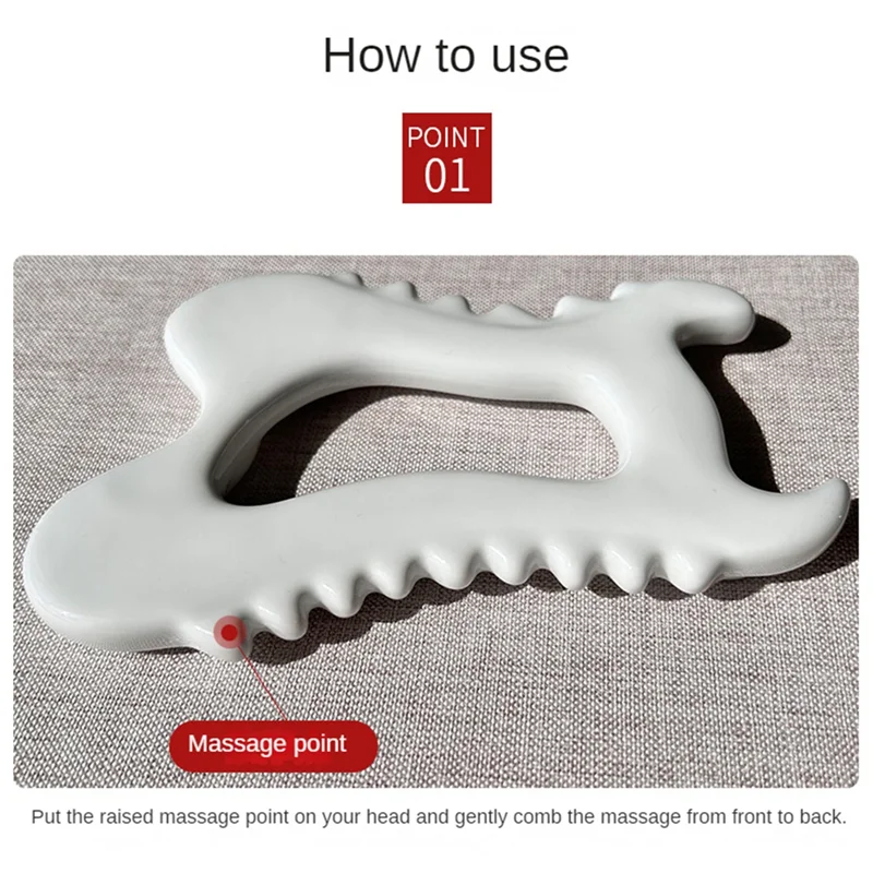 Outils de Guasha pour le visage, outils de Guasha pour le visage, masseurs de visage, planche grattoir en céramique pour
