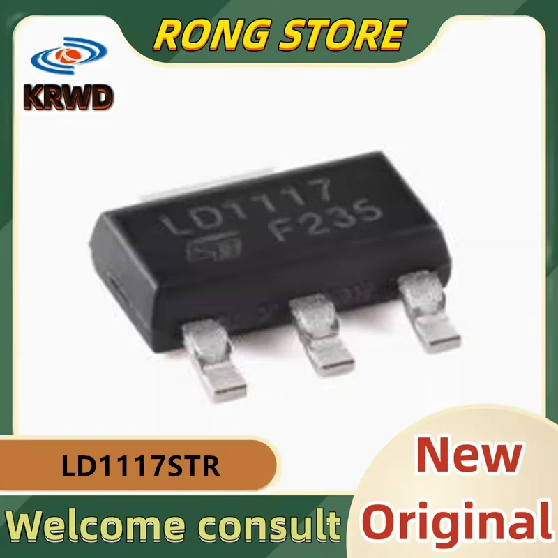 

50PCS LD1117 New and Original Chip IC SOT-223 LD1117STR LD1117ST LD1117S