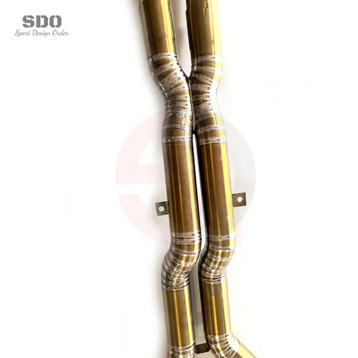 Titanium Catback OEM Valve Muffler Exhaust for Mercedes-Benz E63/E63S AMG W213 V8 4.0T 2016-2023 Valvetronic Exhaust System