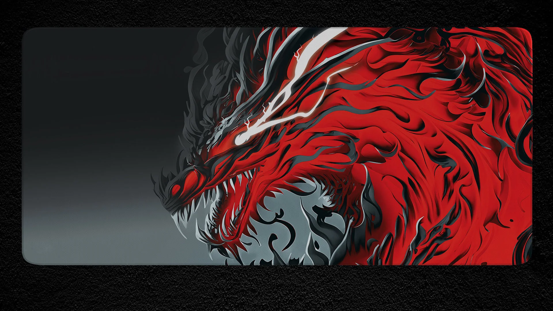 

Red Dragon Gaming Mouse Pad, Desk Mat, Suitable for Office, Home, and Gaming Accessories, A Colorful Desktop Decoration Mousepad