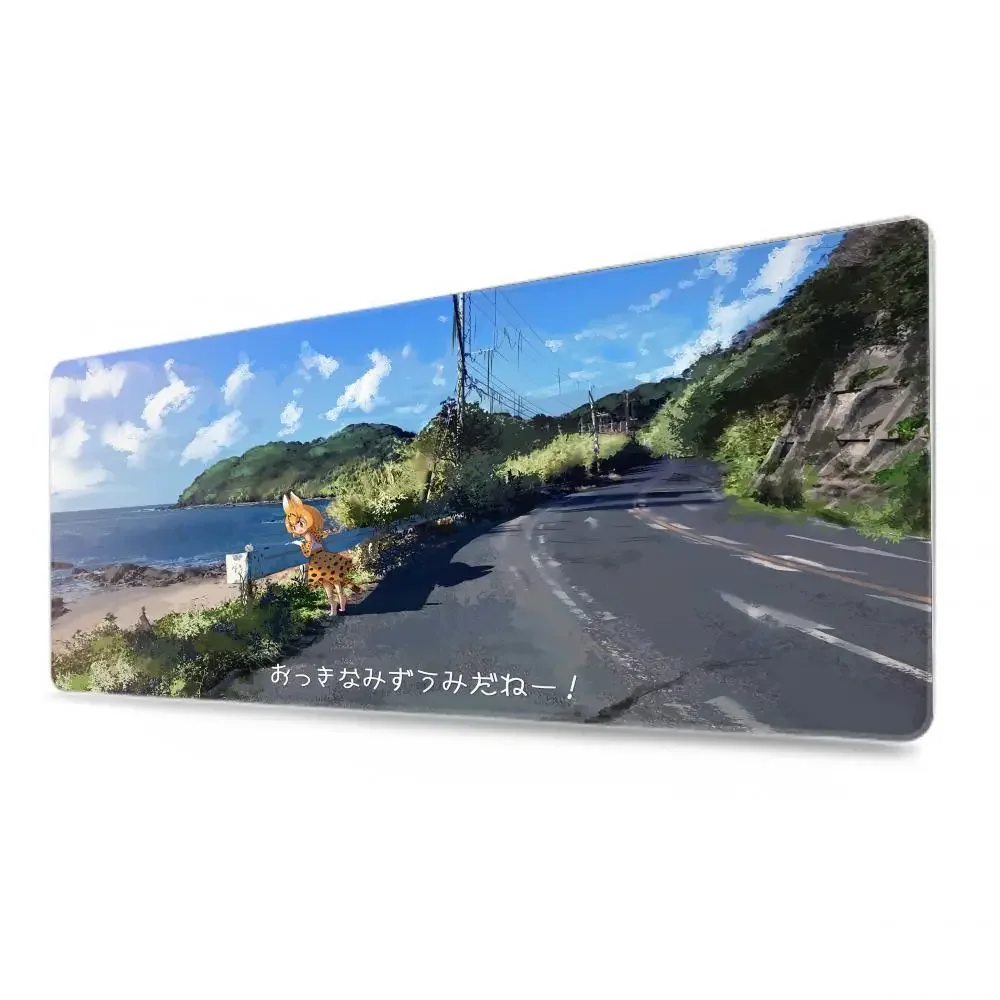 Urban highway Mouse Pad Tablet mouse Pad Laptop xl desktop mouse pad, cute HD Rainbow Gaming keyboard pad, csgo Player, 90x40