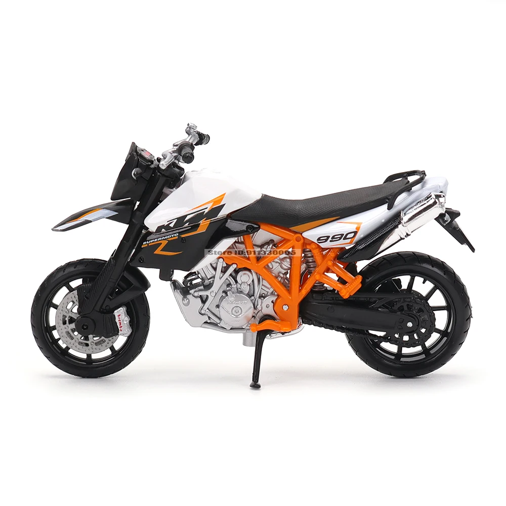 Bburago 1:18 KTM 990 Supermoto R lega moto Honda Africa Twin Adventure modello autorizzato collezione regalo auto giocattolo