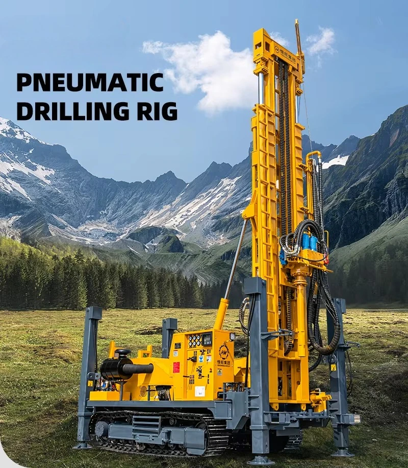 Rotary Blasthole Drill Rig Truck Mounted 200m 300m 500m 600m 800m Deep Borehole Machine Air Water Circulation