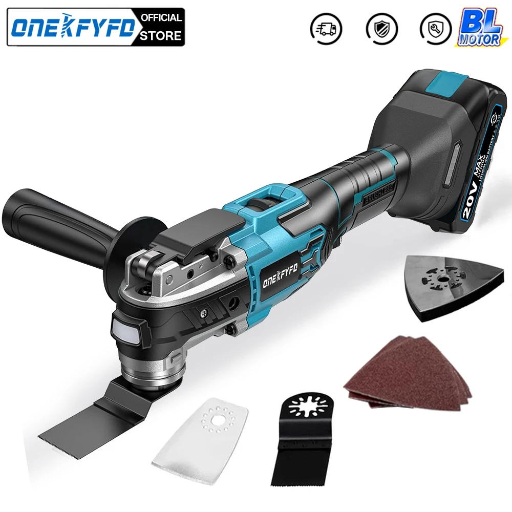 Elettrico Brushless Oscillante A Velocità Variabile Trimmer Sega Macchina di Potere di Ristrutturazione Strumento Multi-funzione Per Makita 18V