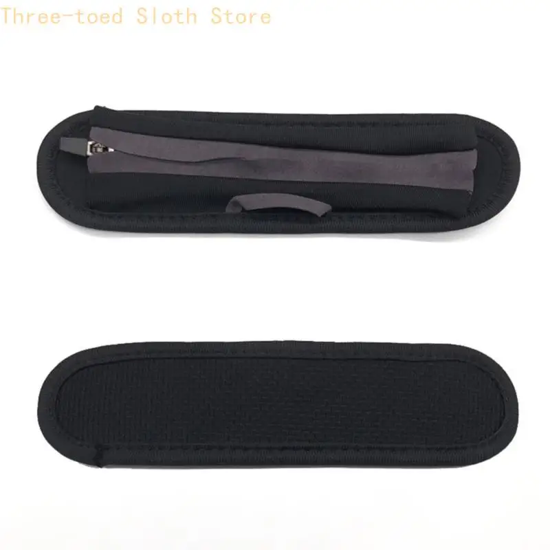 Bequemer Stoff-Stirnbandbezug für QC25 QC35II QC45 SOLO3, Schutz-Reißverschluss-Kissen, leicht zu wechseln und zu reinigen E74A – Detail 2