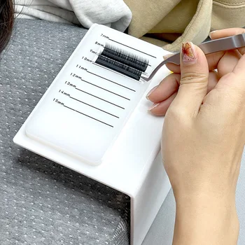 1 adet kirpik yastık konsol kirpik uzatma standı profesyonel yeniden kullanılabilir uygun kirpik pedi tutkal tutucu makyaj aracı