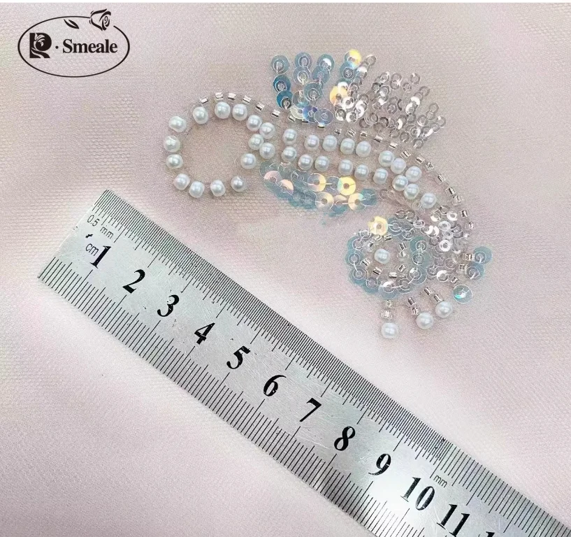 16 Stück. Perlen-Meerjungfrau-Applikation für Kinderkleidungsdekoration, Jakobsmuschel, Muschel, Seepferdchen-Patch, 3D, DIY, neues Produkt, RS24017 – Detail 14