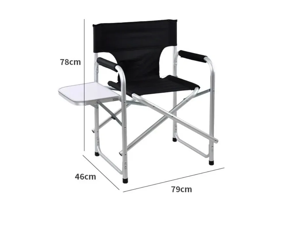 折りたたみ式キャンプチェア（背もたれとサイドテーブル付き）卸売、アウトドア、釣り、ビーチ、リラックス用