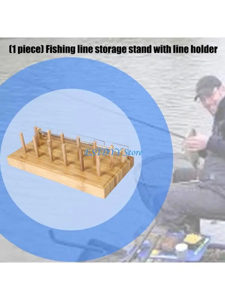 

G6DE Spool Stand Detachable Legs And Anti Entanglement Design Stand Station Fishing Tackle