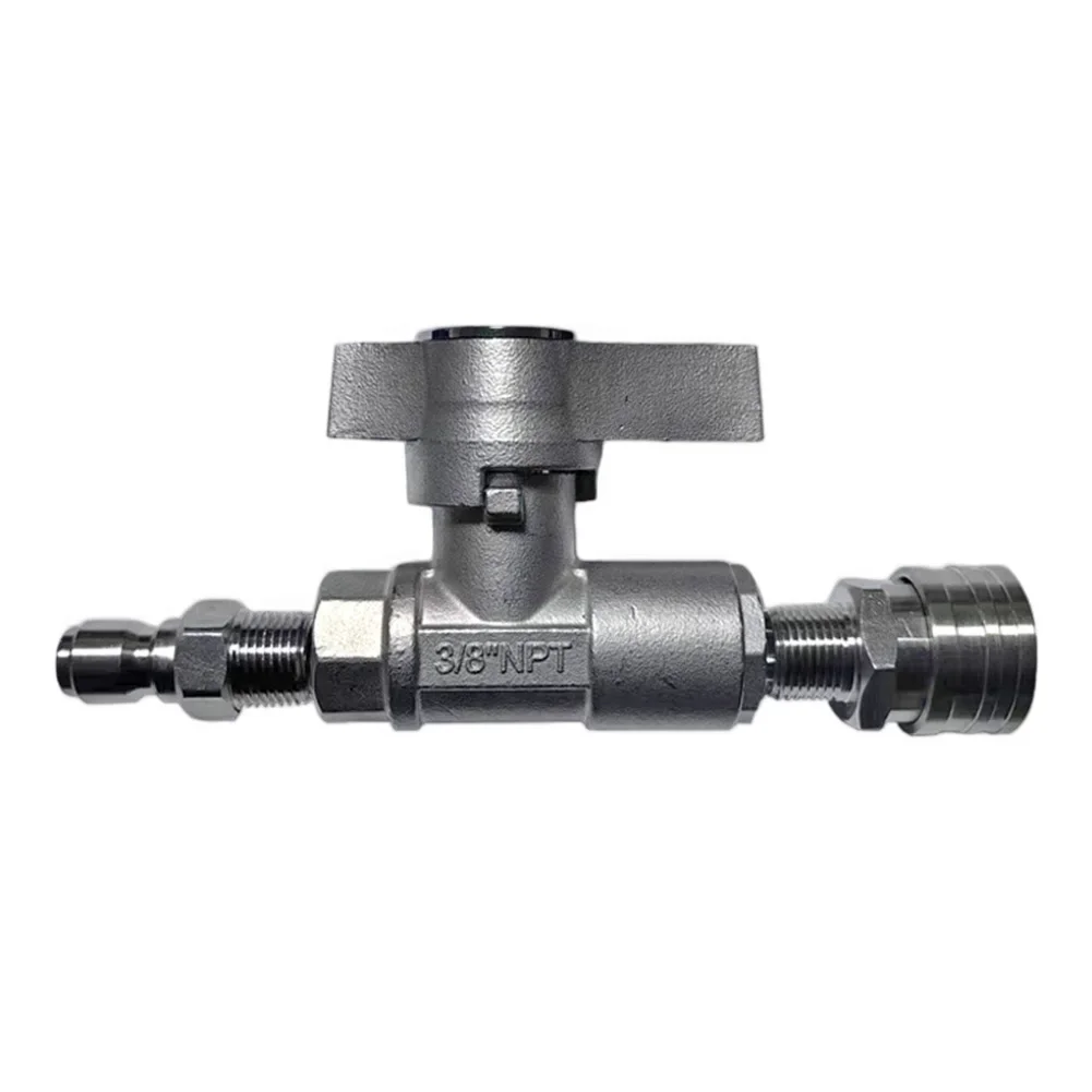 /DN10 /Ball /Valve 5000 PSI High Pressure No Leak For Power Washer Parts Metal Anti Rust Replacement Accessory