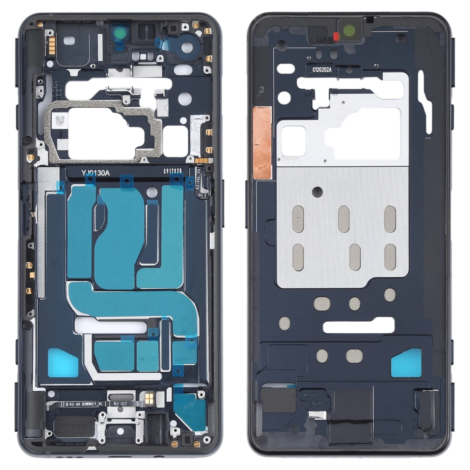 

Original Front Housing LCD Frame Bezel Plate for Xiaomi Black Shark 4 / Black Shark 4 Pro SHARK PRS-H0, SHARK PRS-A0