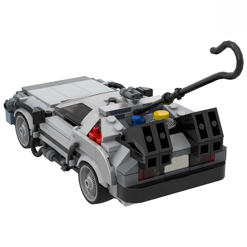 445pcs MOC Delorean Time Machine BTTF Model Building Blocks Construction DIY Idea Creative Toy Education Festival Gifts Brick