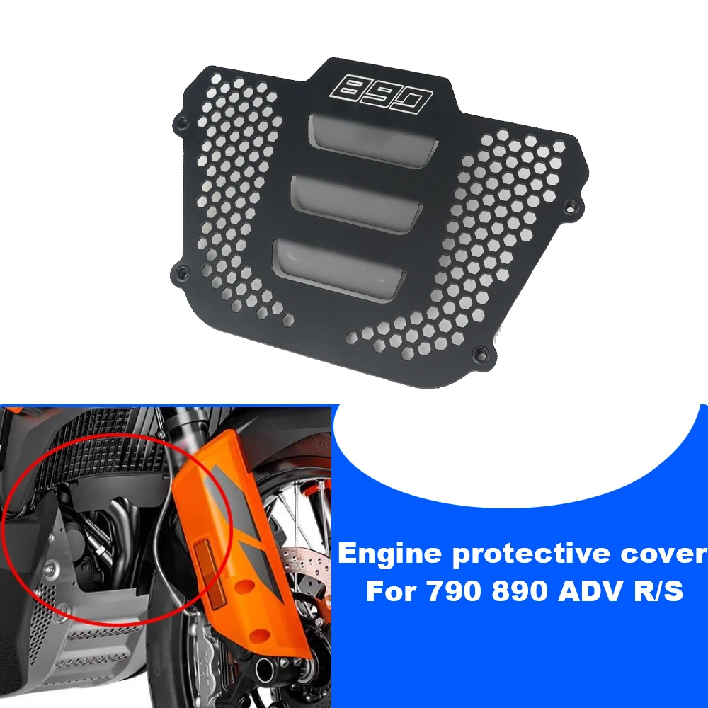 

CNC Aluminium Motorcycle Accessories Engine Guard Cover Protector Flap Crap For 790 890 ADV 790 890 Adventure R/S 2020-