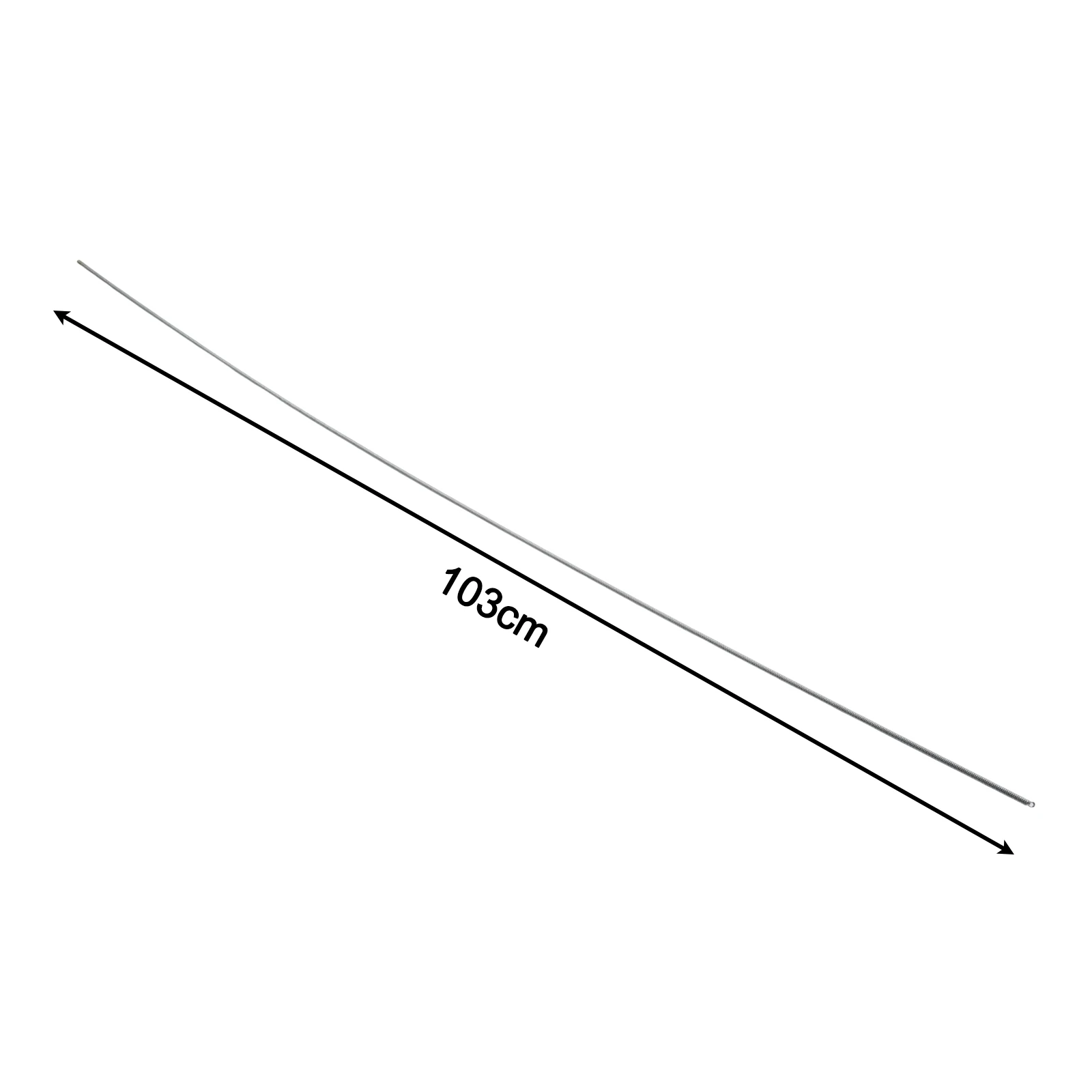 Spring Tube Bender 40 Inch with Tempered Spring Steel for Accurate Bends in Copper Aluminum and Thin Walled Steel Pipes