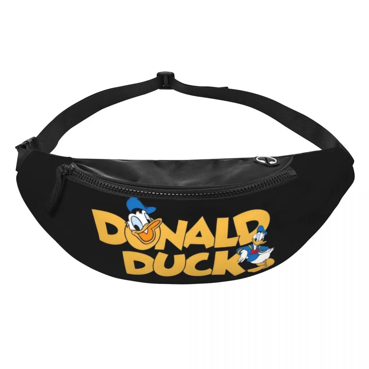 

Поясная сумка-бананка Custom D-Donald Anime Duck для женщин и мужчин, повседневная, забавная, мультяшная, через плечо, для бега, для телефона и денег