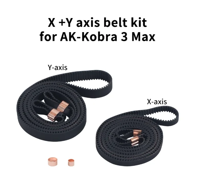 

Комплект ремней для осей X+Y для Anycubic Kobra 3 Max: высокое качество и точная доставка. Комплект ремней для осей X+Y для 3D-принтеров.